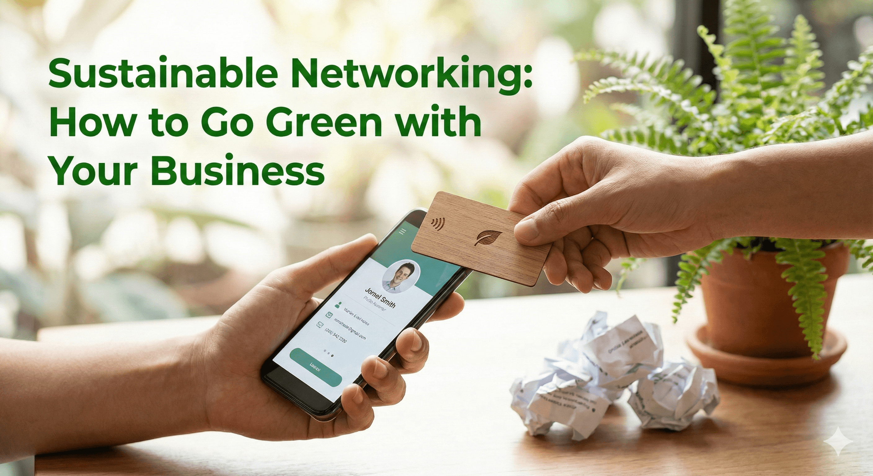 Sustainable Networking: How to Go Green with Your Business